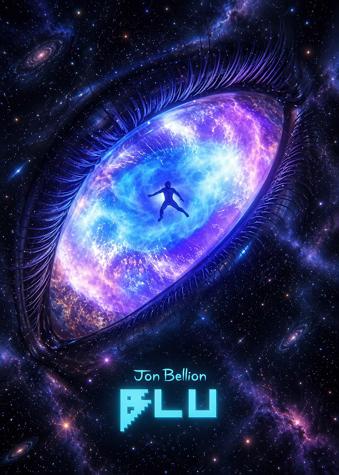 Jon Bellion Blu Space Eye Poster