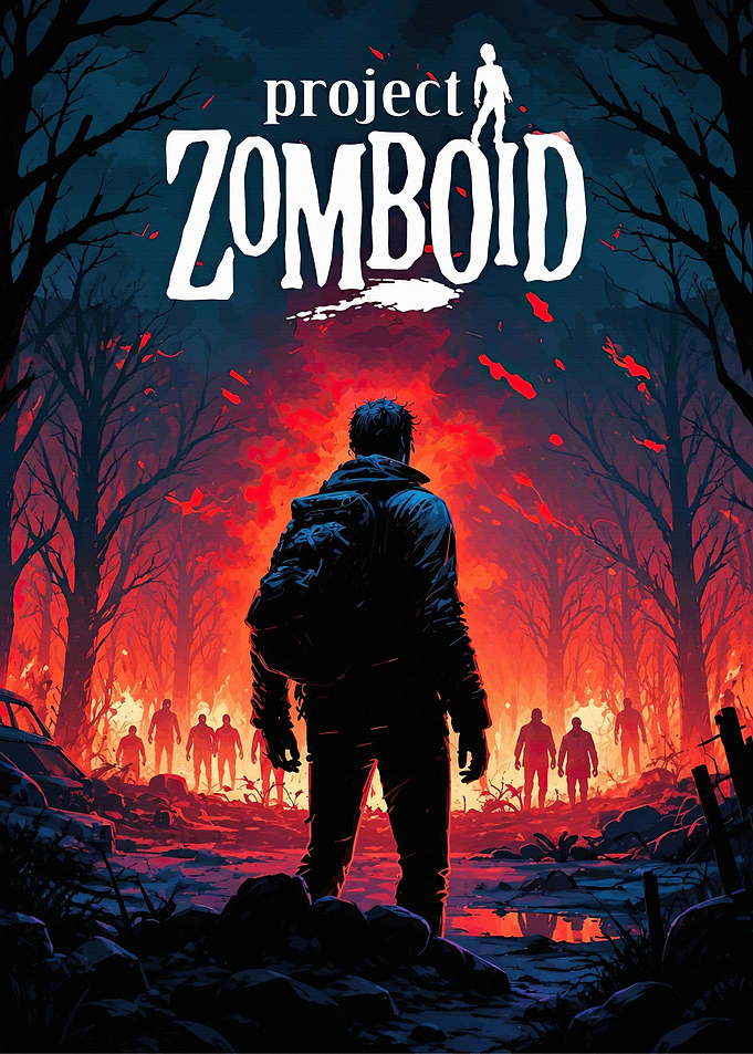 Project Zomboid Survival Poster