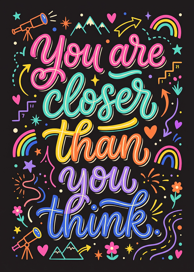 Inspirational Quote Typography Poster