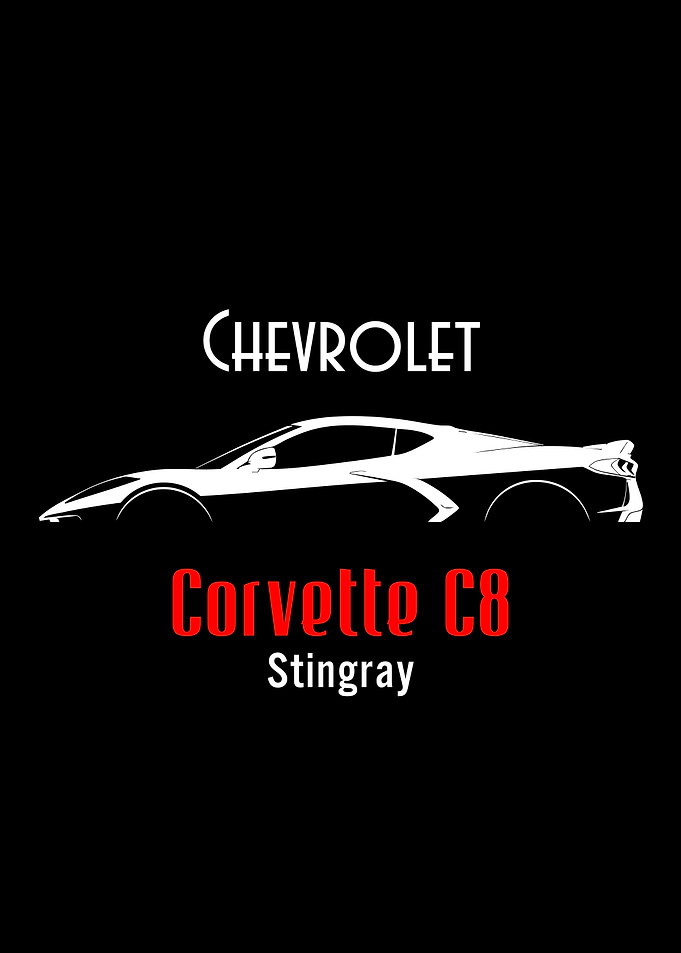 Chevrolet Corvette C8 Stingray Silhouette