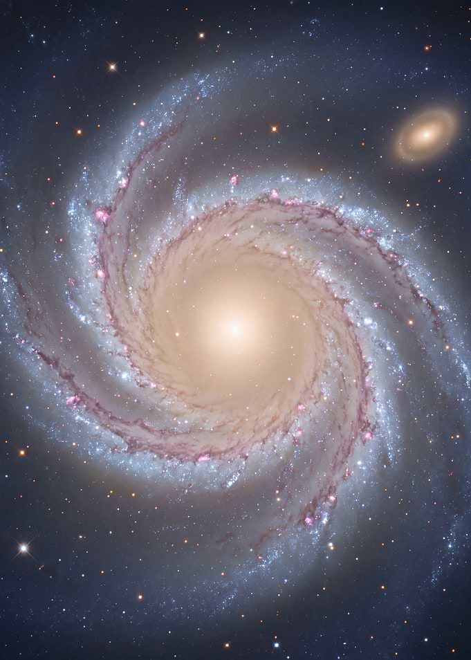 Face-On Spiral Galaxy