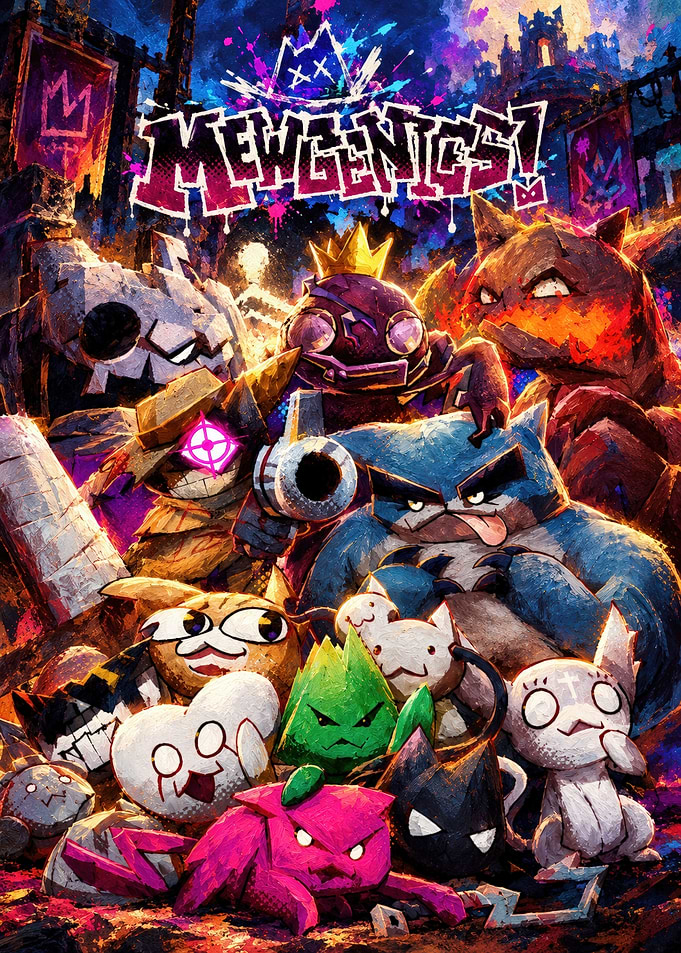 Mewgenics Game Promotional Poster