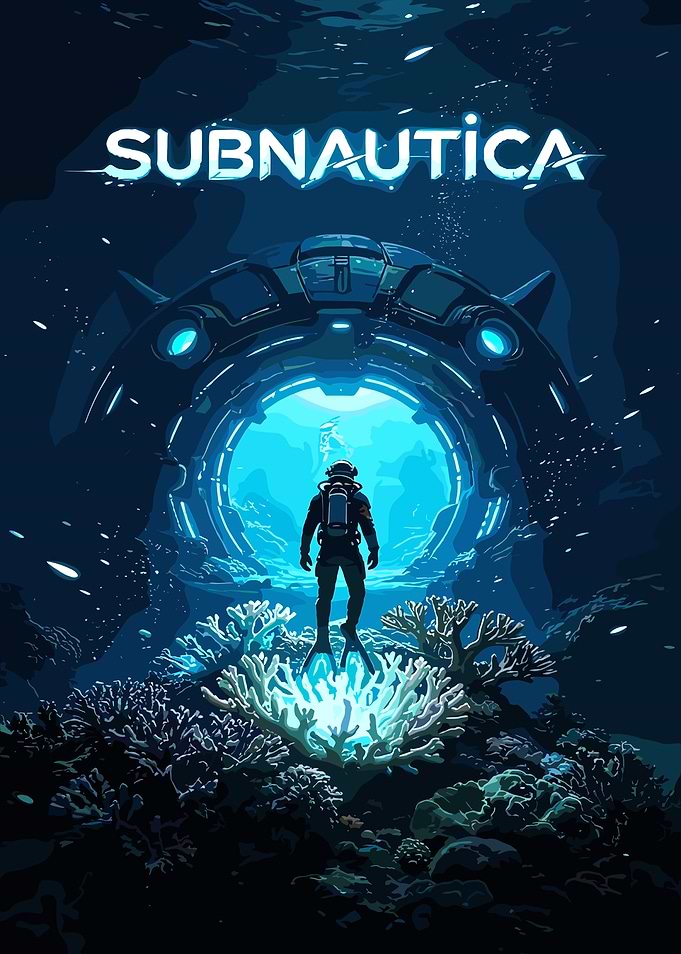 Subnautica Underwater Exploration Poster