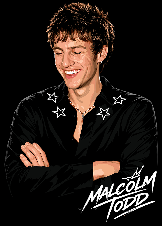 Malcolm Todd Portrait Illustration