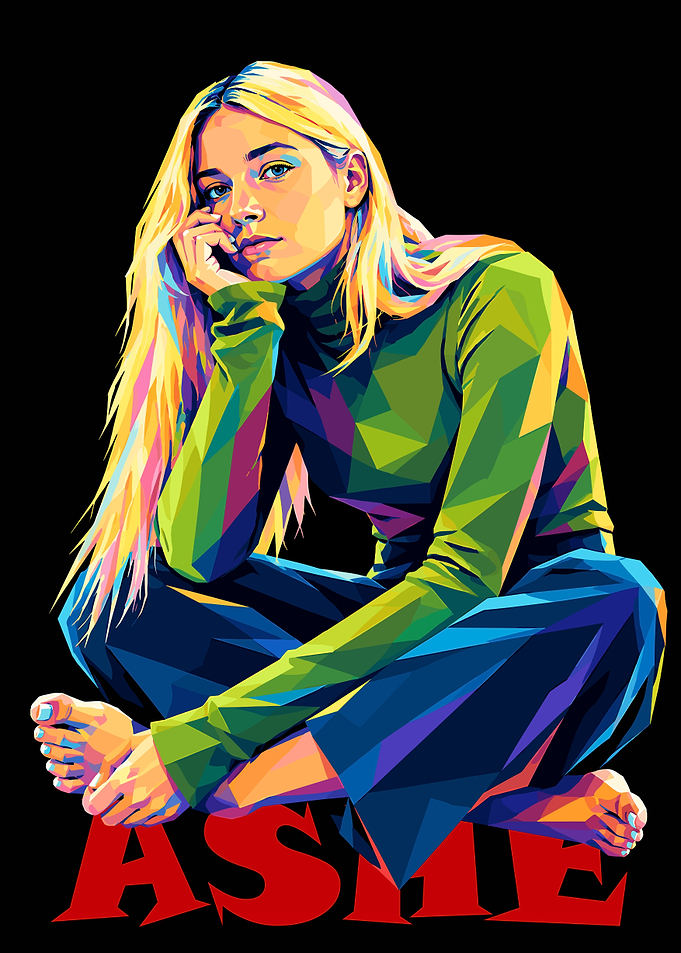 Ashe Pop Art Portrait