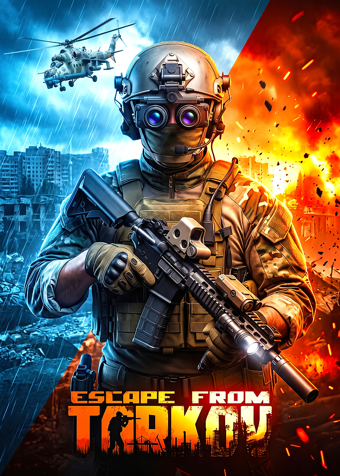 Escape From Tarkov Soldier Poster