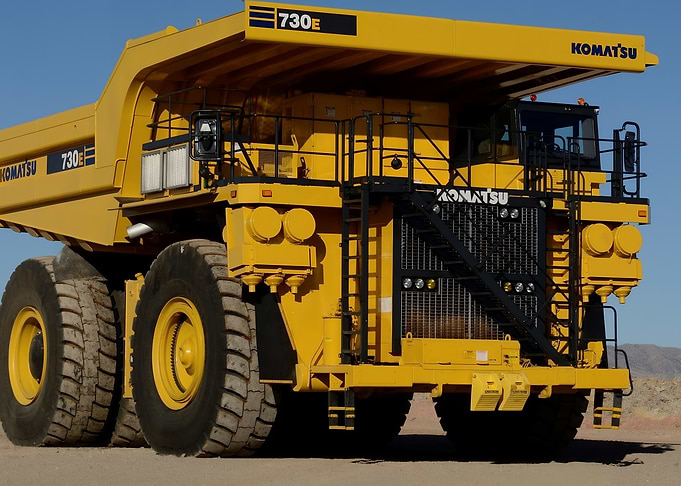 Komatsu 730E Mining Dump Truck