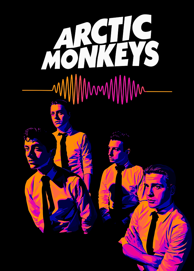 Arctic Monkeys AM Album Poster