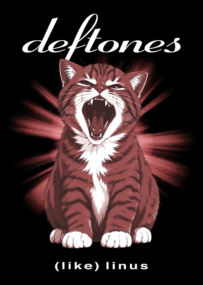 Deftones Like Linus Cat Graphic