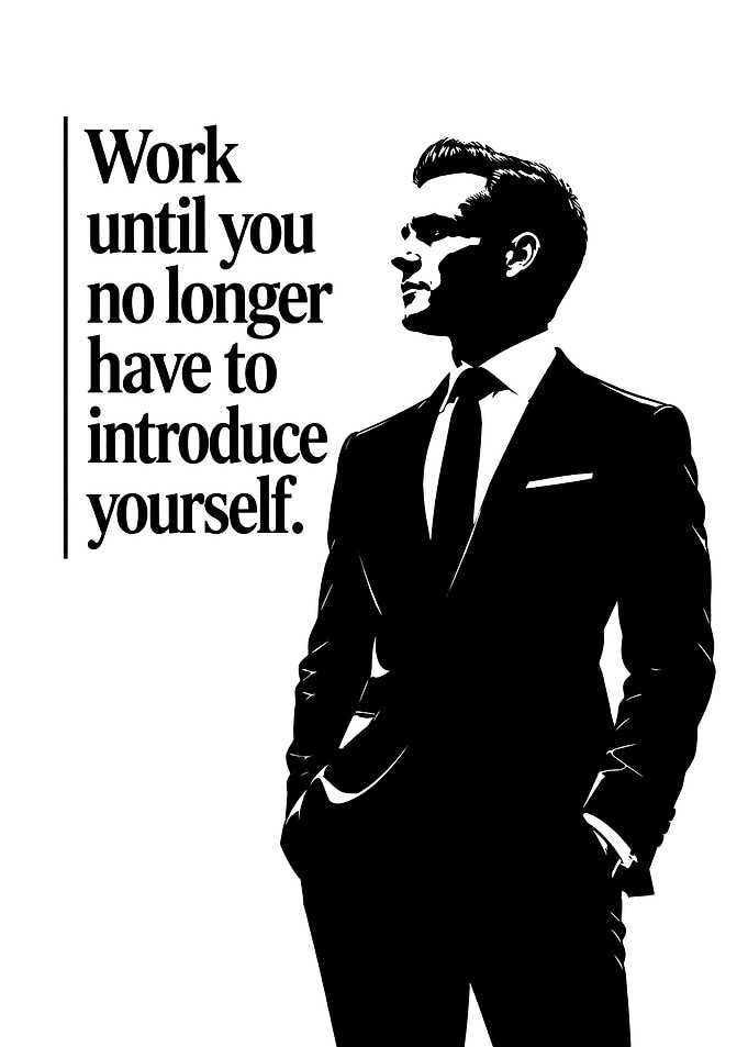 Harvey Specter Inspirational Quote Poster