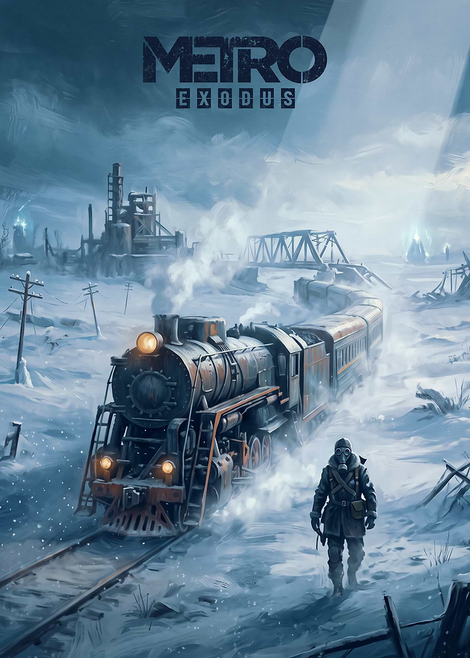Metro Exodus Post-Apocalyptic Train Journey