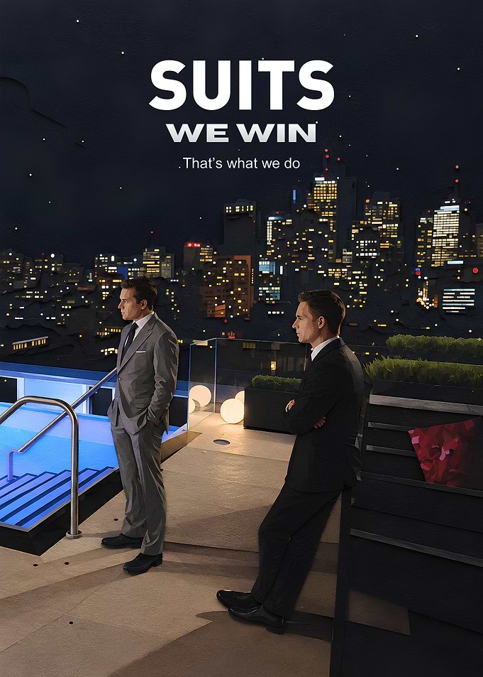 Suits TV Show Rooftop Poster
