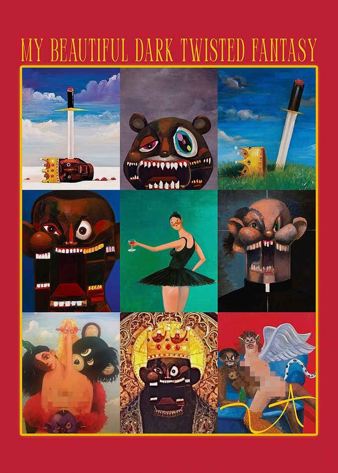 My Beautiful Dark Twisted Fantasy Poster