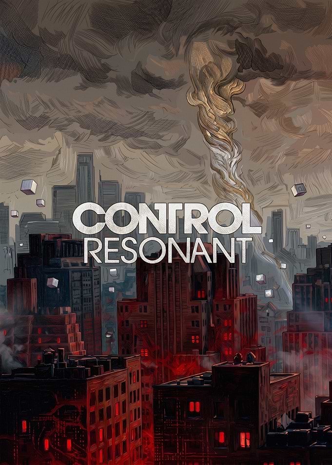Control Resonant Cityscape Poster