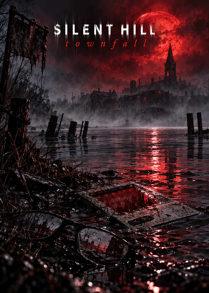 Silent Hill Townfall Horror Poster
