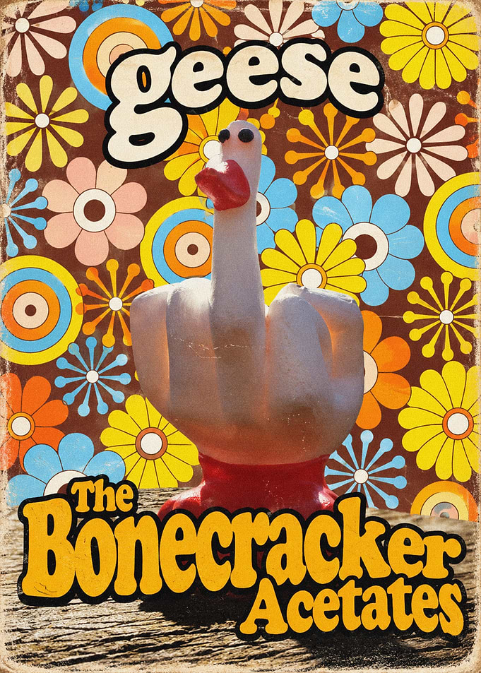 Geese The Bonecracker Acetates Retro Poster