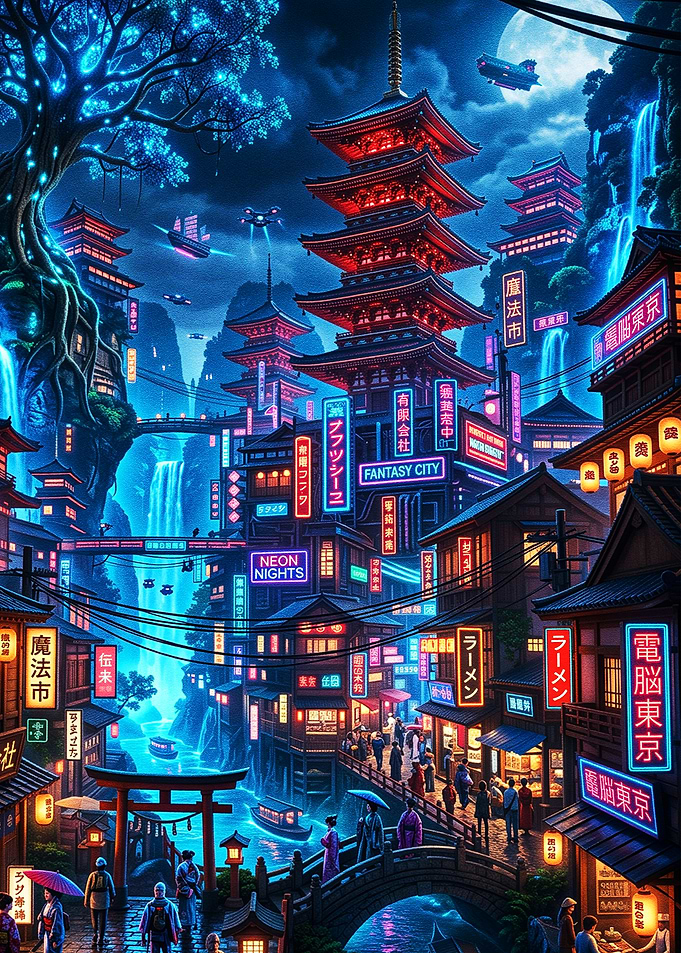 Neon Fantasy Tokyo