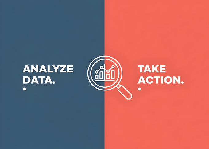Analyze Data Take Action Graphic