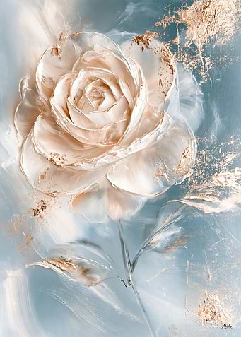 Tsubaki White Camellia in Pearl Blue