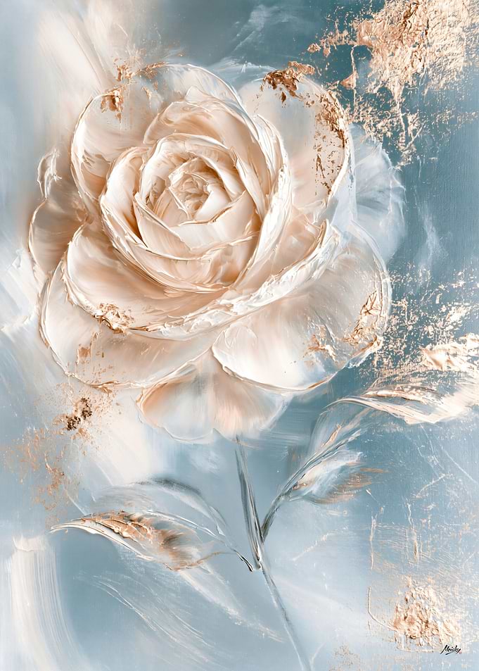 Tsubaki White Camellia in Pearl Blue