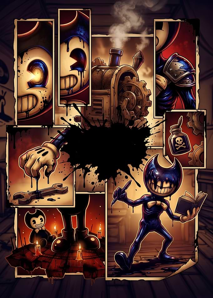 Bendy and the Ink Machine Collage