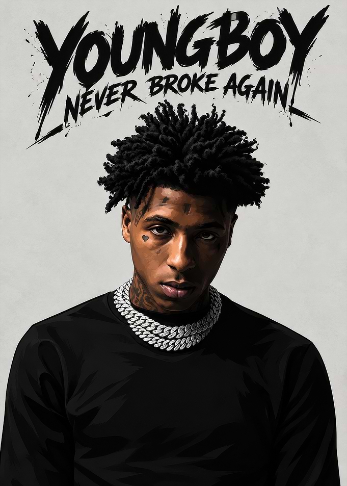 YoungBoy Never Broke Again Portrait Poster
