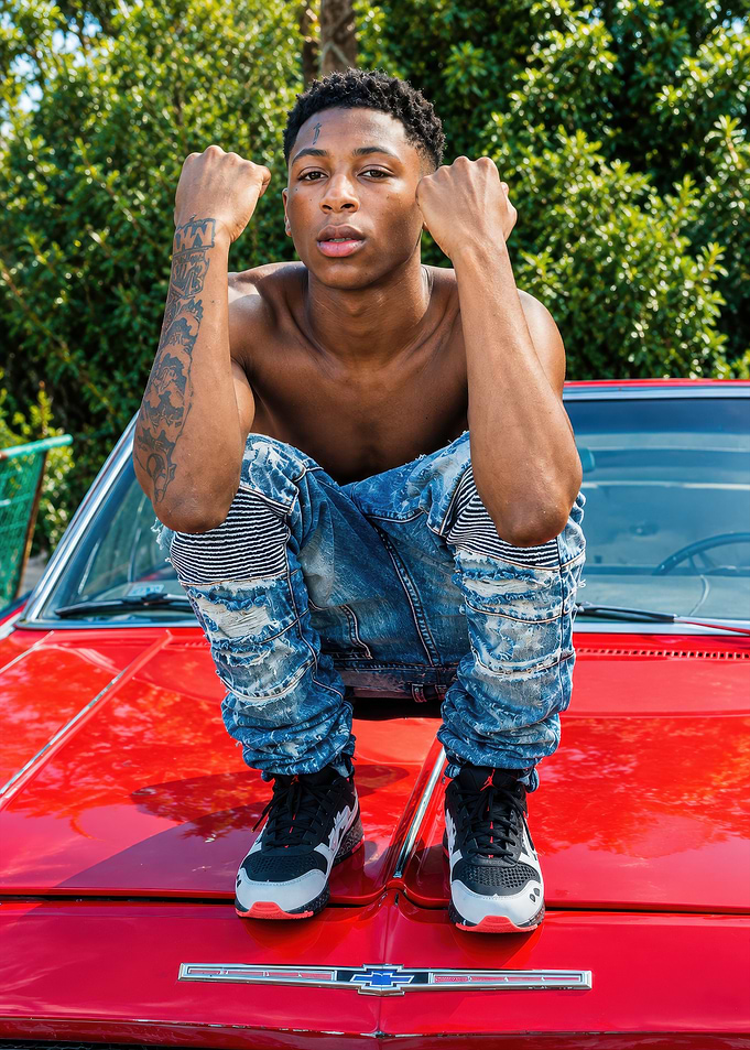 YoungBoy Never Broke Again on Car