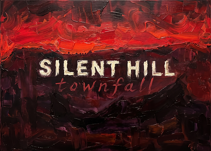 Silent Hill Townfall Oil Painting