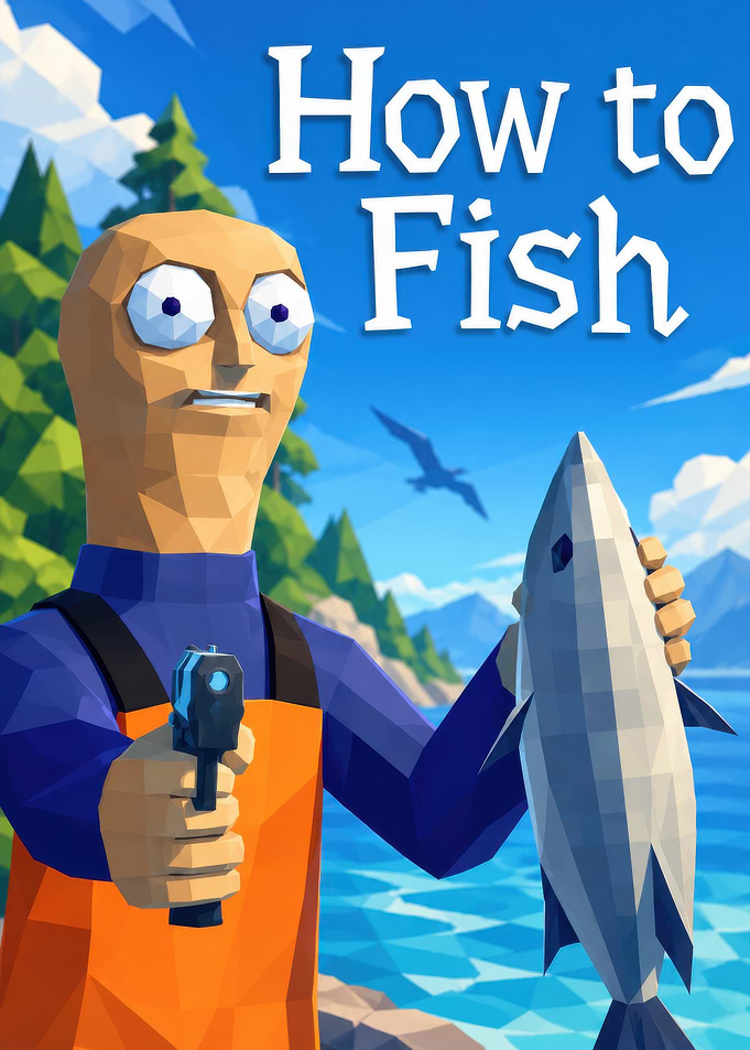 How to Fish Funny Gaming Poster