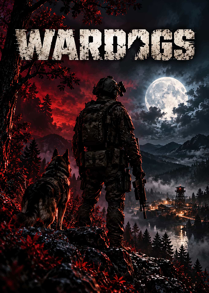 Wardogs Military Soldier and Dog Poster