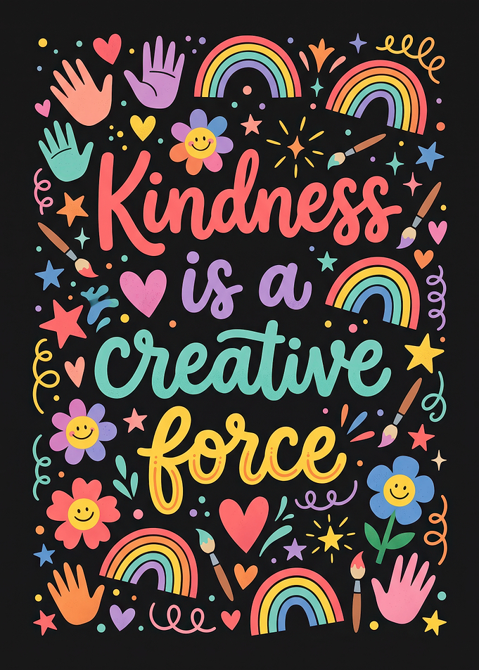 Kindness is a Creative Force Poster