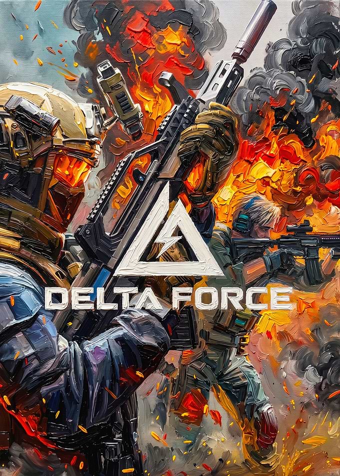 Delta Force Tactical Combat Poster