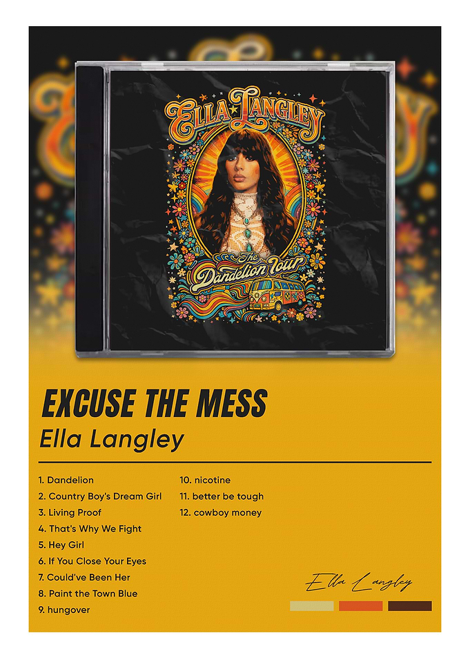 Ella Langley Excuse The Mess Album Poster