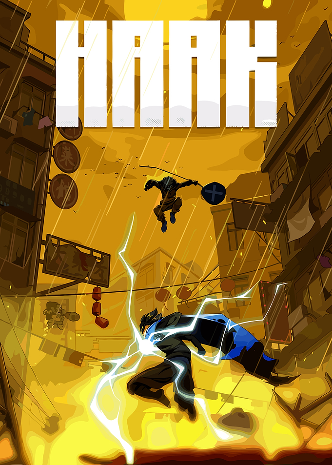 HAAK Video Game Action Poster