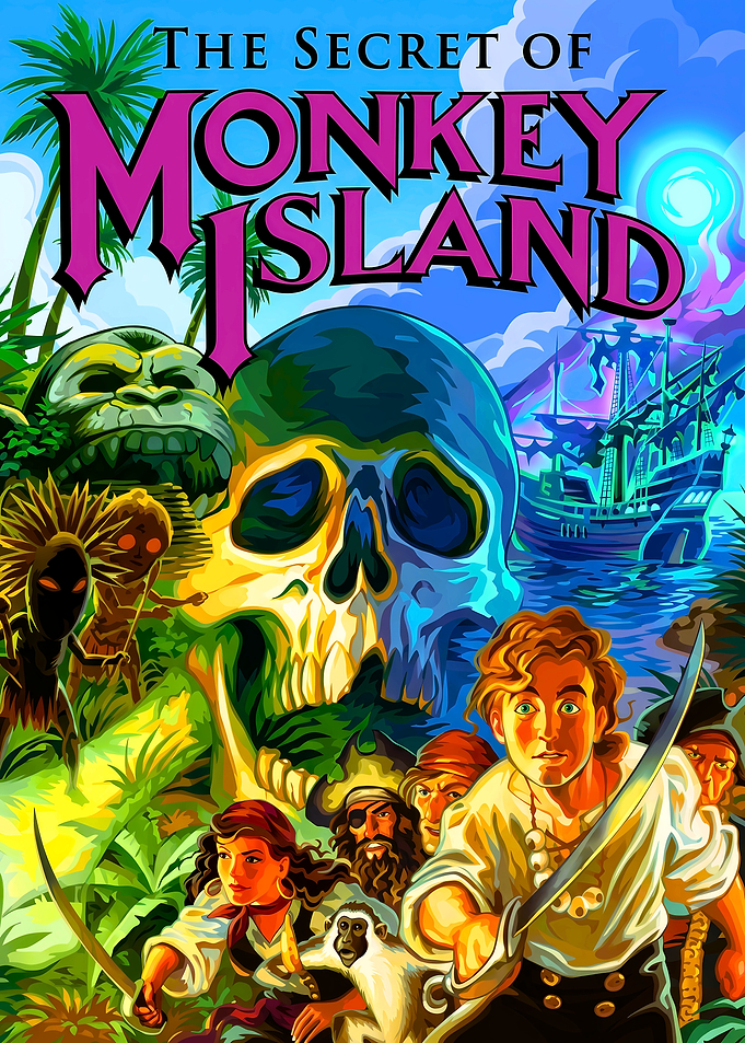 The Secret of Monkey Island Poster