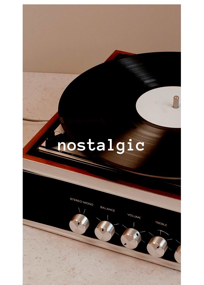 Vintage Vinyl Record Player