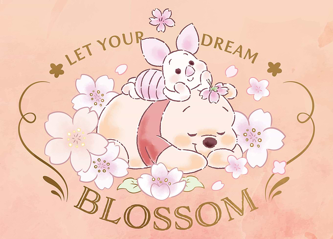 Winnie the Pooh & Piglet - Let Your Dream Blossom
