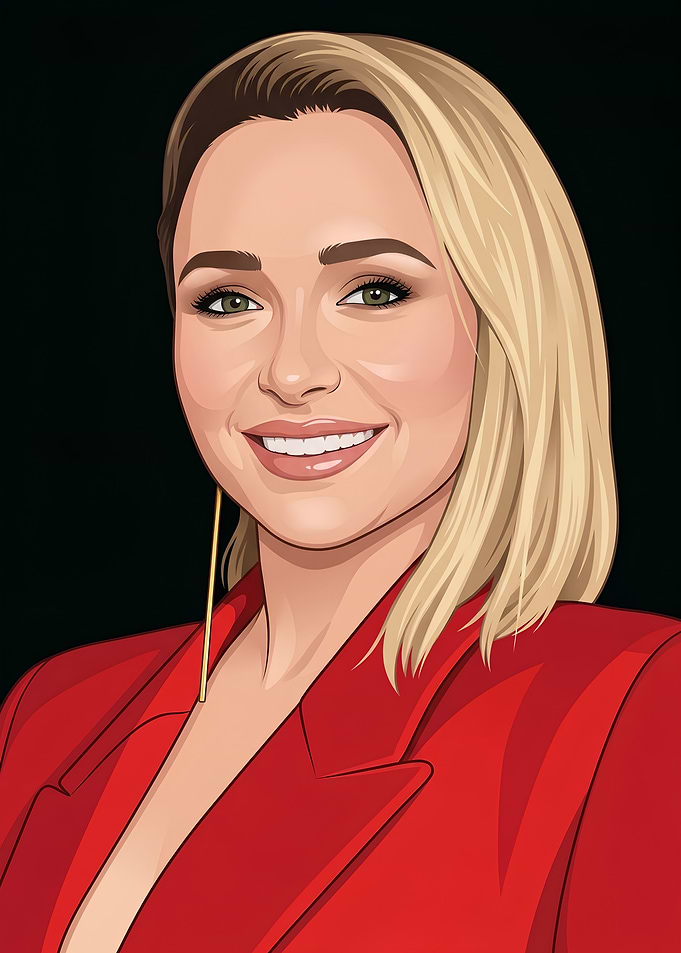 Digital Portrait of Hayden Panettiere