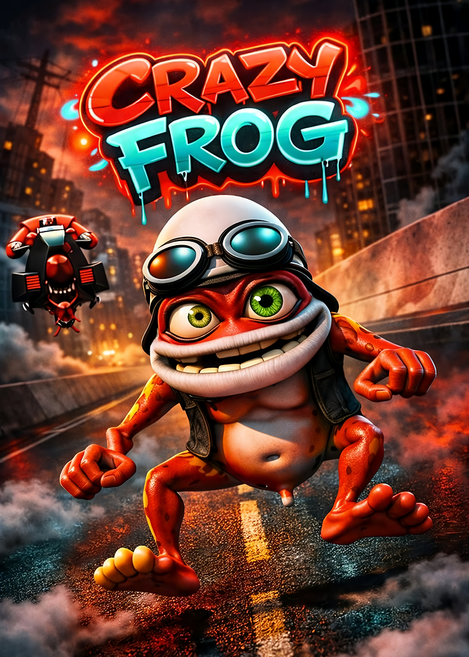 Crazy Frog Character Poster
