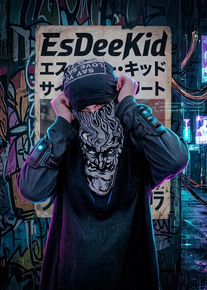 EsDeeKid Cyberpunk Street Style Character Portrait