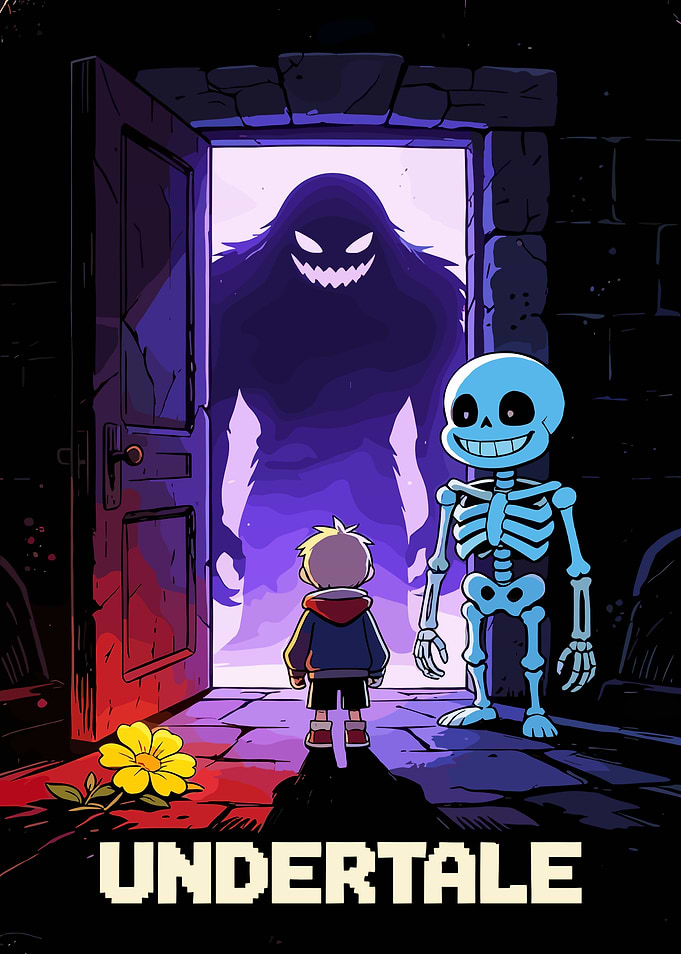 Undertale Fan Art Poster