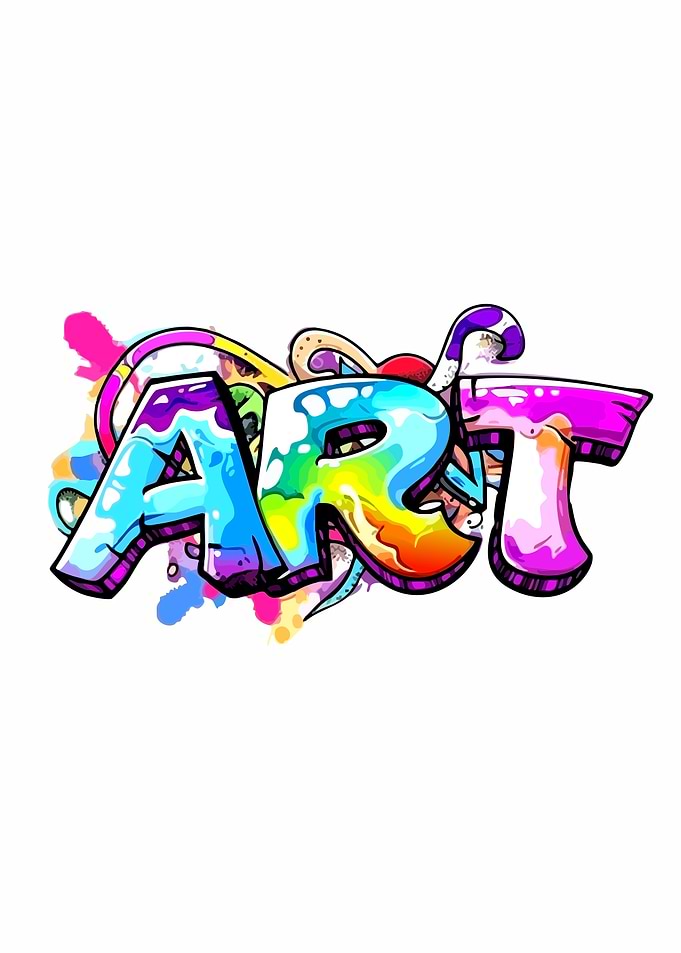 Colorful Graffiti Style Art Text