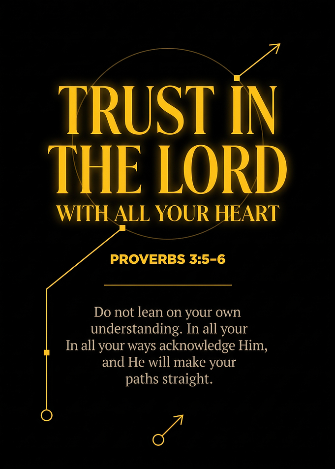 Trust in the Lord Bible Verse