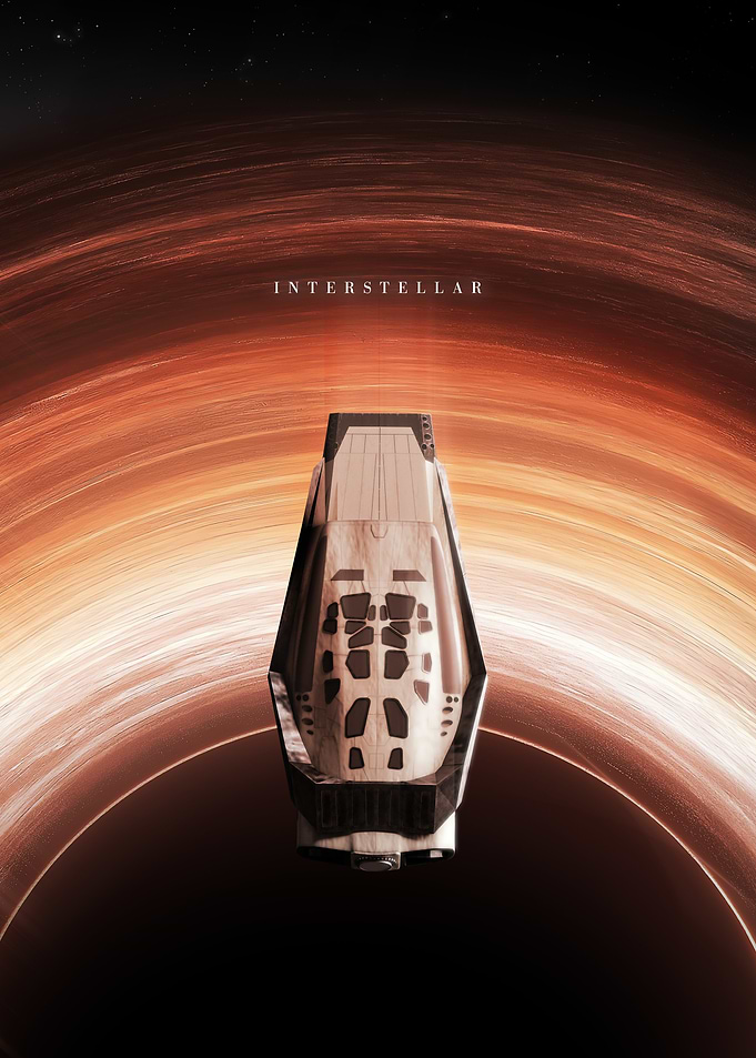 Interstellar Movie Poster Ranger Spacecraft