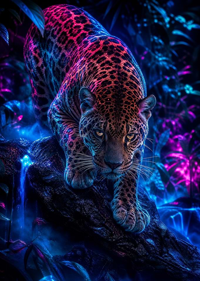 Neon Jungle Jaguar