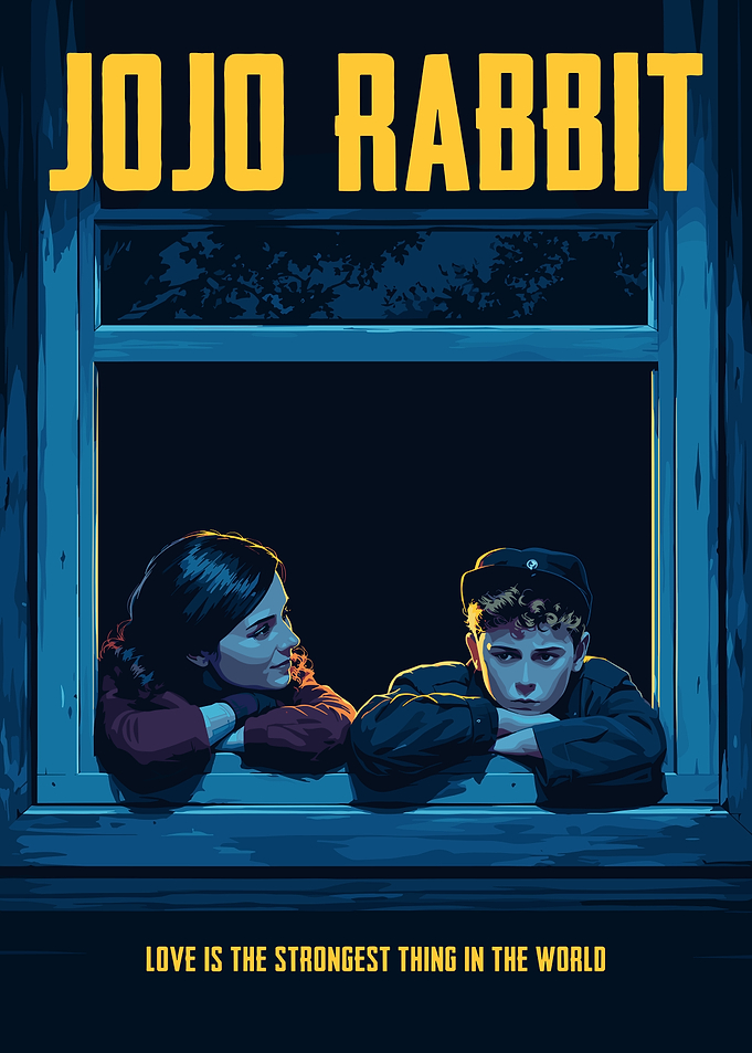 Jojo Rabbit Movie Poster Art