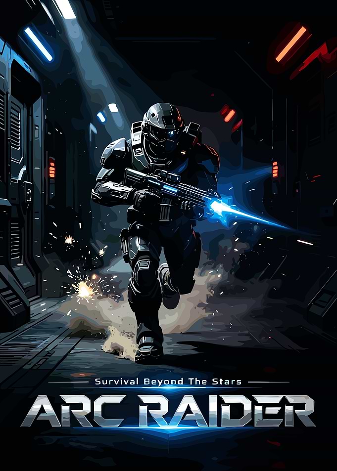 Arc Raider Sci-Fi Soldier Poster