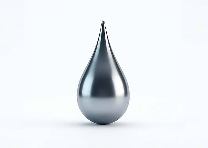 Single Metallic Liquid Drop