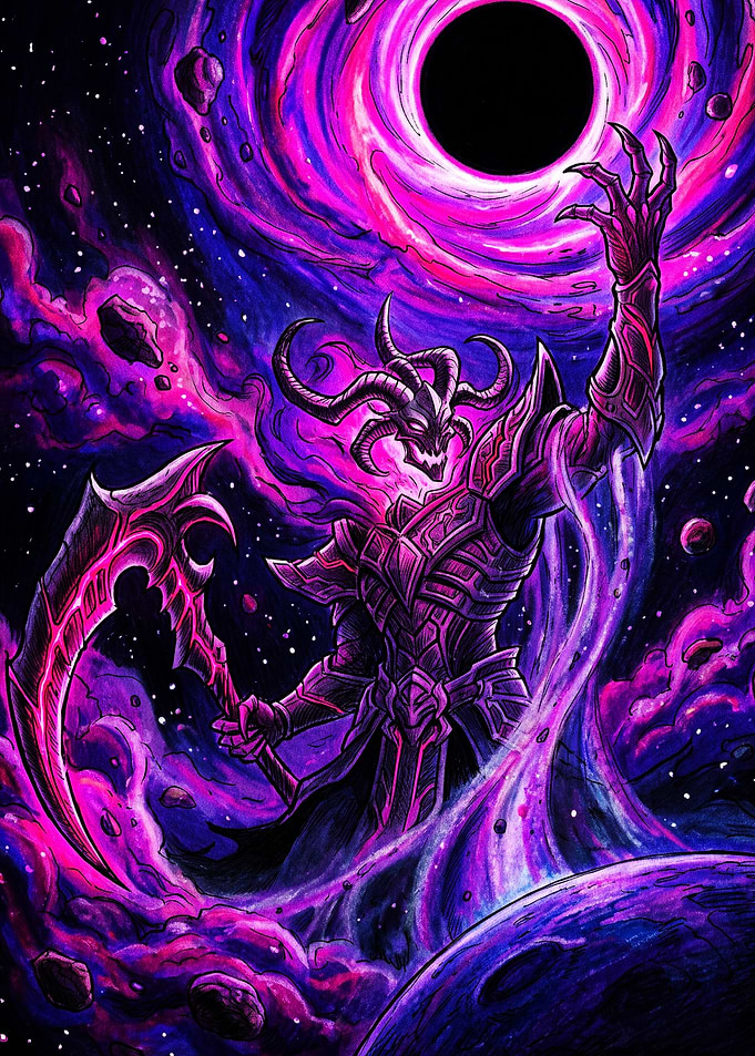 Cosmic Reaper with Scythe