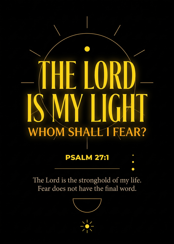 The Lord Is My Light Poster